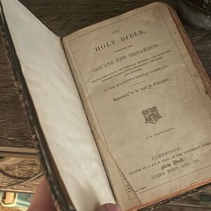 Vintage first edition Bible 1894